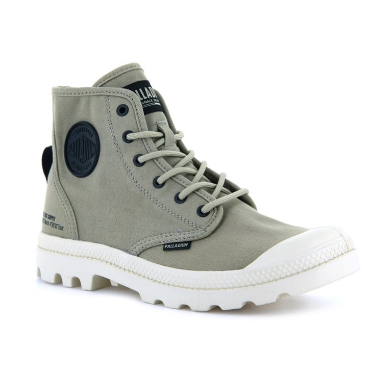 Bottes Palladium Pampa Hi Htg Supply Femme Vert | FR WAQ304D